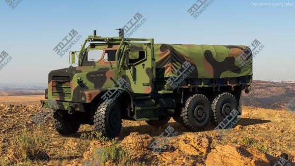 images/goods_img/20210312/3D model Military Medium Cargo Truck 6x6 with Tent Rigged/5.jpg